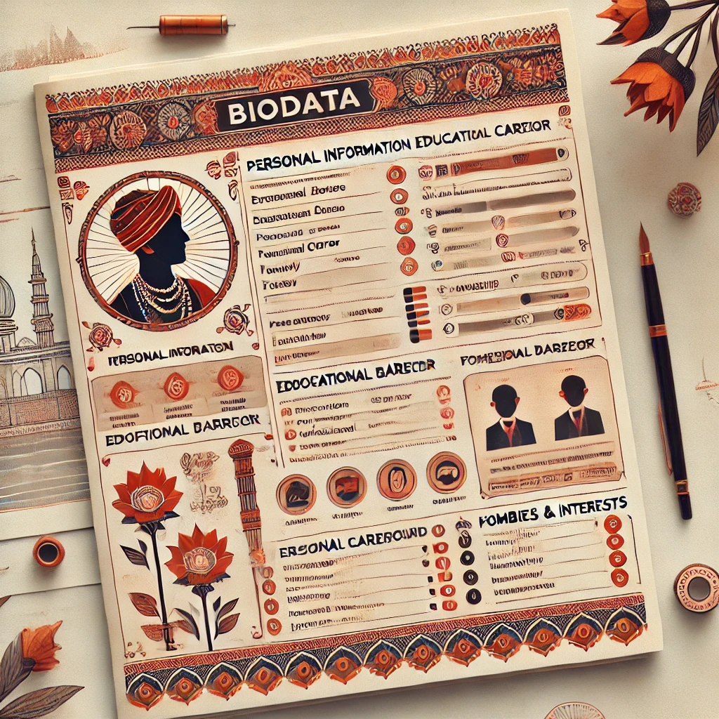 The Importance of Biodata in Indian Marriage